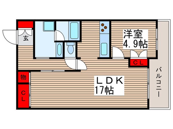 秋津コートの物件間取画像